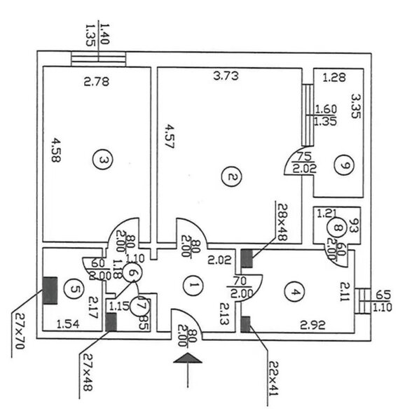 Titan, Grigorescu, apartament 2 camere, etaj 8/10, bloc reabilitat,